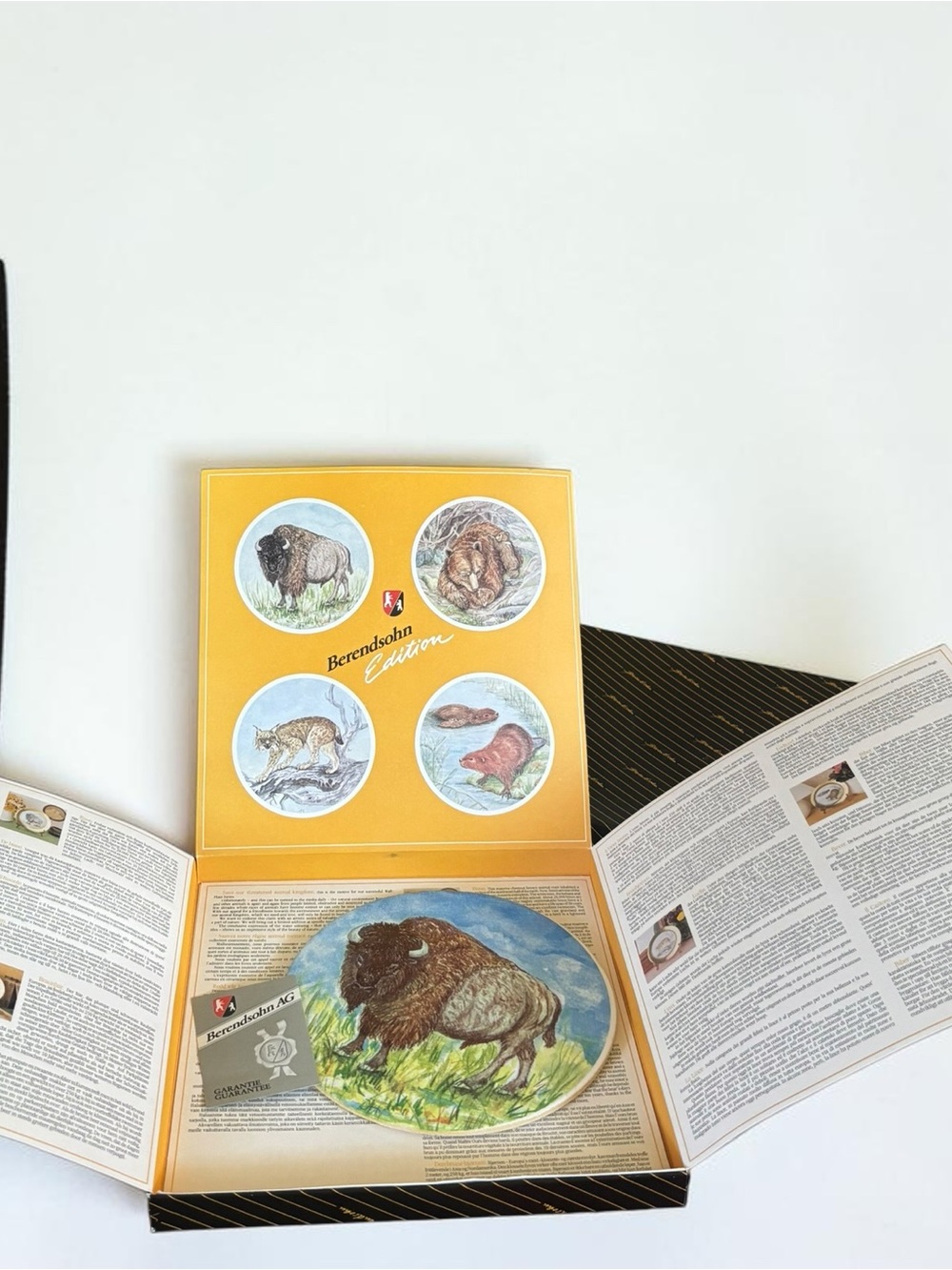 Berendsohn Bison Collector Plate Germany